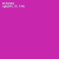 #C925AE - Red Violet Color Image