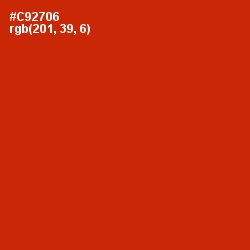 #C92706 - Thunderbird Color Image