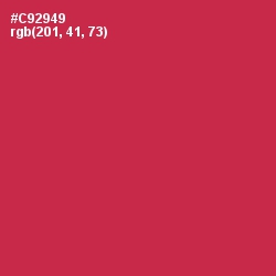 #C92949 - Brick Red Color Image