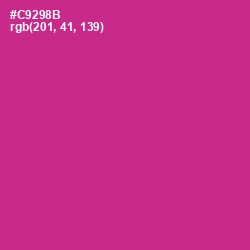 #C9298B - Cerise Color Image