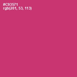 #C93571 - Cerise Red Color Image