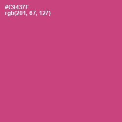 #C9437F - Cabaret Color Image