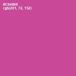#C94898 - Mulberry Color Image