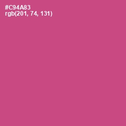 #C94A83 - Mulberry Color Image