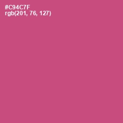 #C94C7F - Cranberry Color Image
