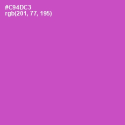 #C94DC3 - Fuchsia Pink Color Image