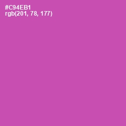 #C94EB1 - Hopbush Color Image
