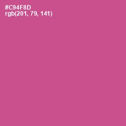 #C94F8D - Mulberry Color Image