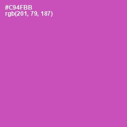 #C94FBB - Hopbush Color Image