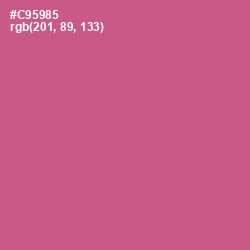 #C95985 - Mulberry Color Image