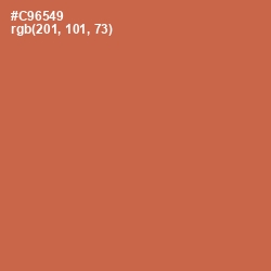 #C96549 - Red Damask Color Image