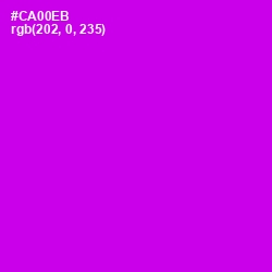 #CA00EB - Magenta / Fuchsia Color Image