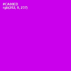 #CA00ED - Magenta / Fuchsia Color Image