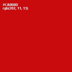 #CA0B0D - Monza Color Image