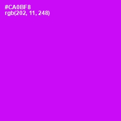 #CA0BF8 - Magenta / Fuchsia Color Image