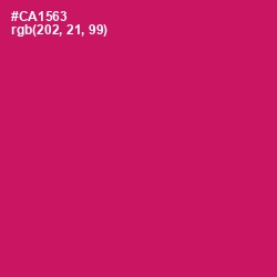 #CA1563 - Razzmatazz Color Image