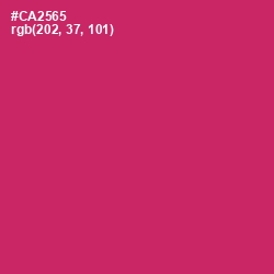 #CA2565 - Cerise Red Color Image