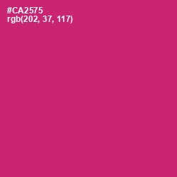 #CA2575 - Cerise Red Color Image