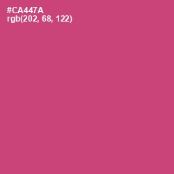 #CA447A - Cabaret Color Image