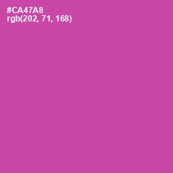 #CA47A8 - Mulberry Color Image