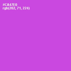 #CA47E0 - Fuchsia Pink Color Image