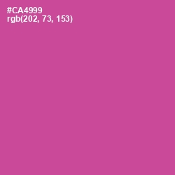 #CA4999 - Mulberry Color Image