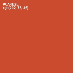 #CA4B2E - Mojo Color Image