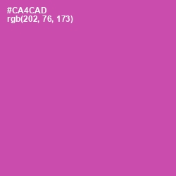 #CA4CAD - Mulberry Color Image