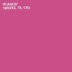 #CA4E87 - Mulberry Color Image