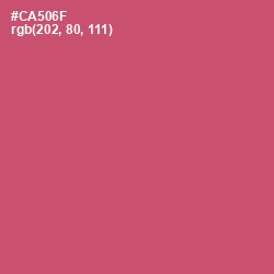 #CA506F - Cabaret Color Image