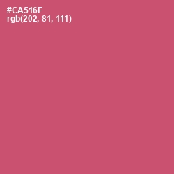 #CA516F - Cabaret Color Image