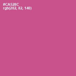 #CA528C - Mulberry Color Image