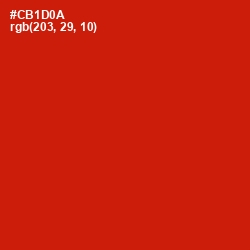 #CB1D0A - Monza Color Image