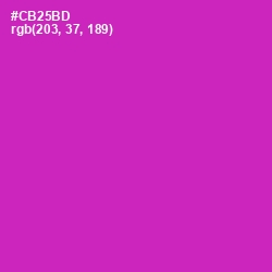 #CB25BD - Cerise Color Image