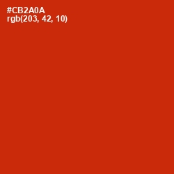 #CB2A0A - Thunderbird Color Image