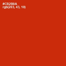 #CB2B0A - Thunderbird Color Image