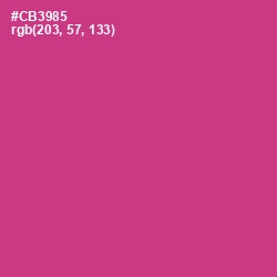 #CB3985 - Cerise Color Image