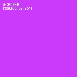 #CB39FB - Razzle Dazzle Rose Color Image