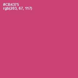 #CB4375 - Cabaret Color Image