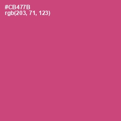 #CB477B - Cabaret Color Image