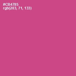 #CB4785 - Mulberry Color Image