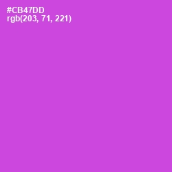 #CB47DD - Fuchsia Pink Color Image