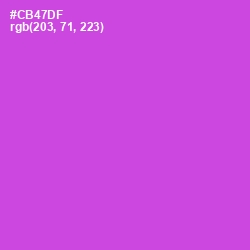 #CB47DF - Fuchsia Pink Color Image