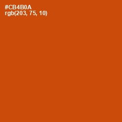 #CB4B0A - Tia Maria Color Image