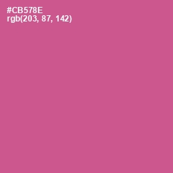 #CB578E - Mulberry Color Image