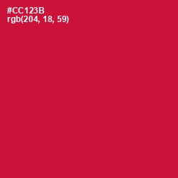 #CC123B - Cardinal Color Image