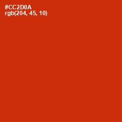#CC2D0A - Thunderbird Color Image
