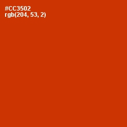 #CC3502 - Thunderbird Color Image