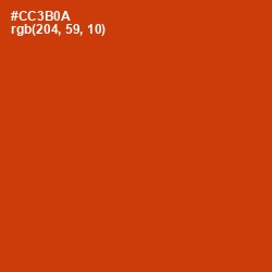 #CC3B0A - Thunderbird Color Image