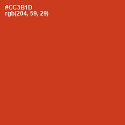 #CC3B1D - Thunderbird Color Image